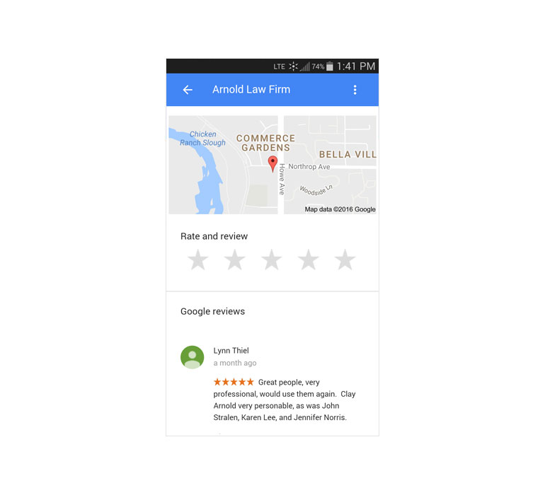 Google Review Mobile Step 3