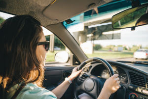 teen driving safely in summer