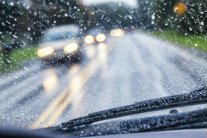 driving in rainy weather