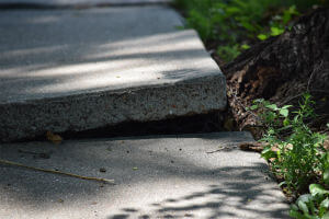 dangerous sidewalk hazard