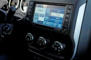infotainment system in car