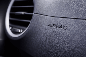 airbag on a vehicle's dashbboard