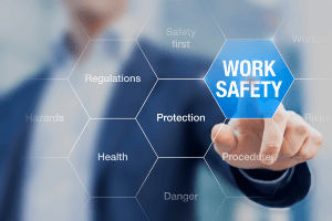 work place safety digital sign