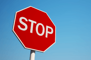 stop sign
