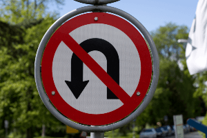 u-turn signal