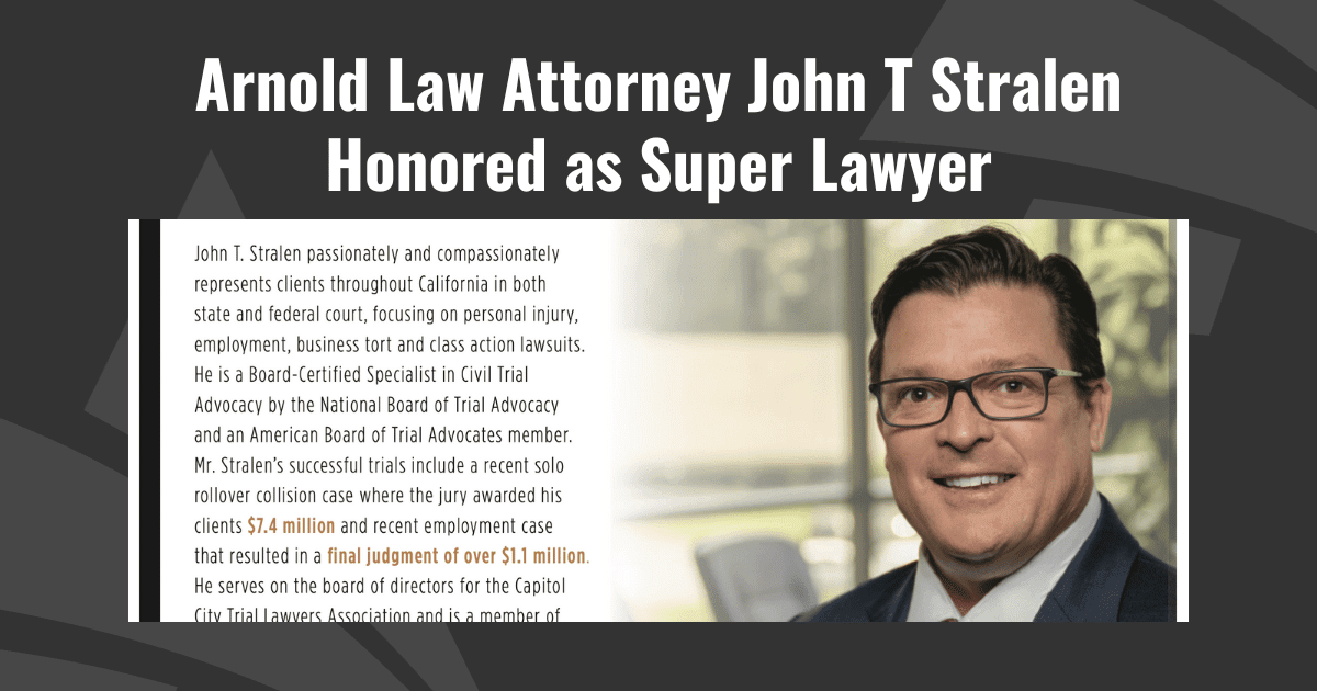 Arnold Law Firm attorney selected as Super Lawyer