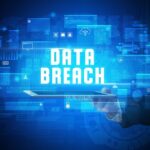data breach floating icons above ipad