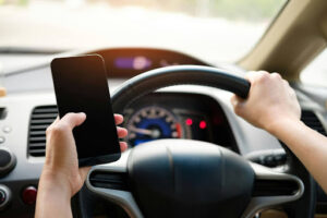 Distracted driver on the phone in Sacramento, CA causing bicycle accident