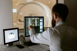 Injuries scanned after a DUI car crash accident in Sacramento, CA