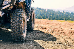 ATV on sunny day
