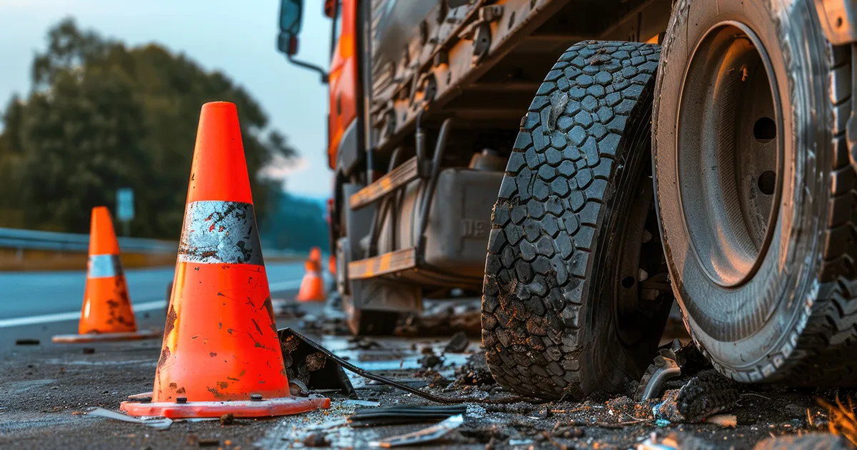 big rig truck crash