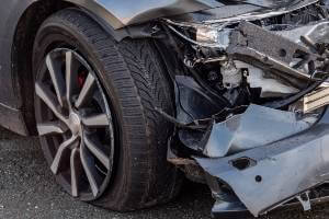 damage to a vehicle's passenger front 