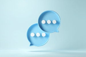 dialogue bubbles