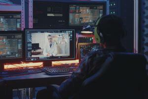 hacker-video-chat-headset