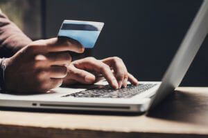 using credit card online