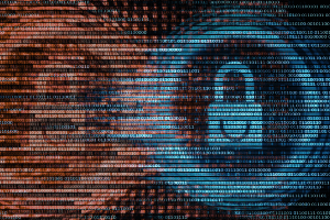 red and blue digital locks