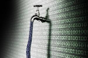 numbers on side of a wall with faucet